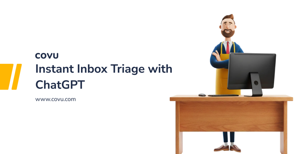 ai for insurance agents using chatgpt to triage inbox emails on laptop daily workflow